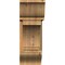 Ekena Millwork Imperial Traditional Rough Sawn Bracket w/ Offset Brace, Western Red Cedar, 8"W x 22"D x 22"H BKT0806X22X22IMP01RWR - alternate 2